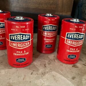 Eveready Red Transistor Batteries